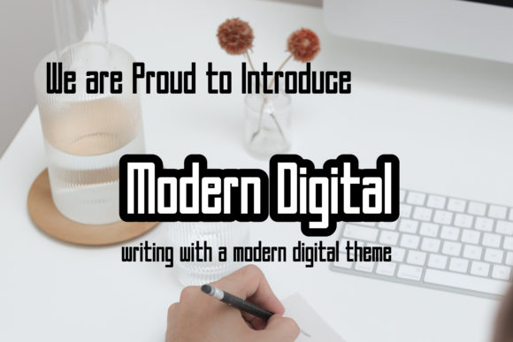 A Modern Digital for Clean, Contemporary Typography