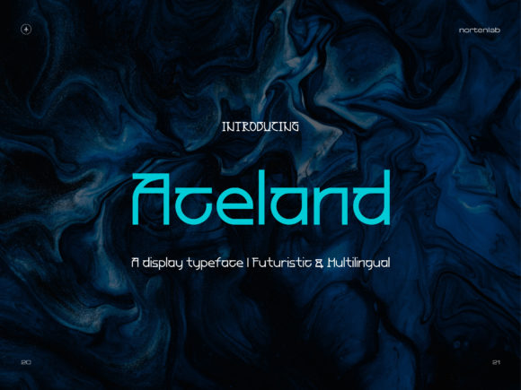 Aceland Font for Bold and Futuristic Design