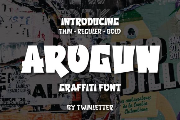 Arogun: A Bold Display Font for Modern Branding