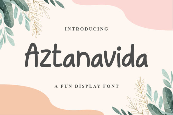 Aztanavida Font for Creative Branding and Editorial Design