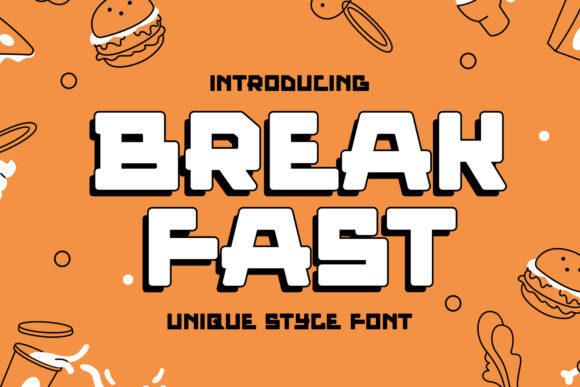 Break Fast: A Bold Typeface for Modern Editorial Design