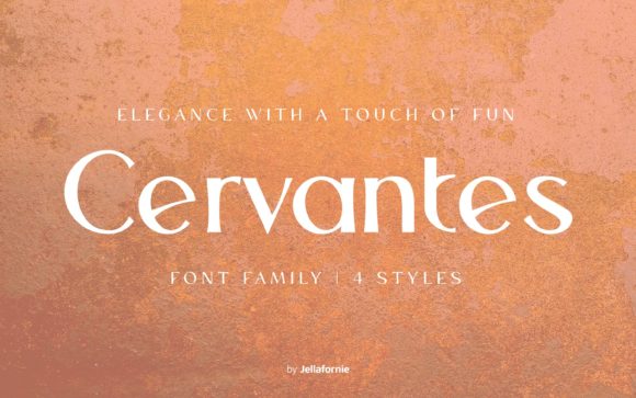 Cervantes Display Font for Elegant Branding Projects