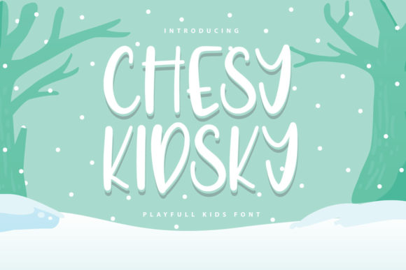 Chesy Kidsky: A Cool Display Font for Branding and Design