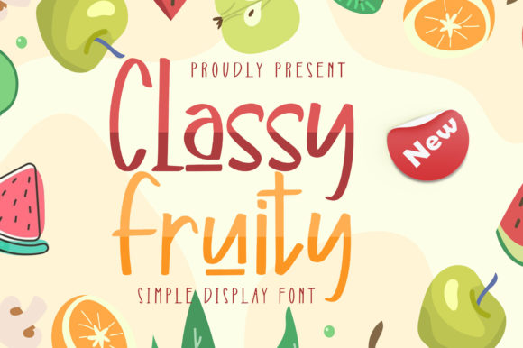 Classy Fruity: A Handwritten Font for Creative Web Design