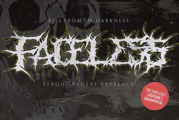 Faceless: A Bold Display Font for Creative Web Projects