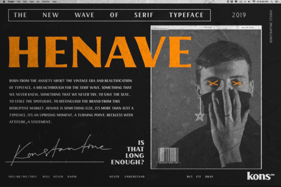 Henave: The Font That Elevates Your Brand’s Visual Story