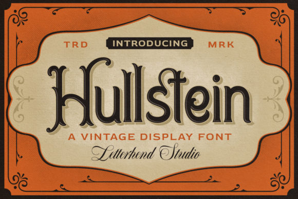 Hullstein Vintage Display Font for Web Design