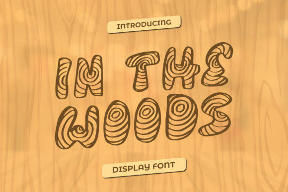 In the Woods: A Display Font for Creative Web Design