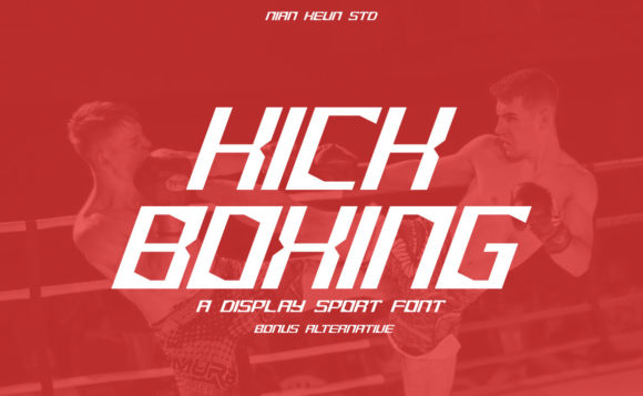 Kick Boxing Font for High-Impact Digital Branding