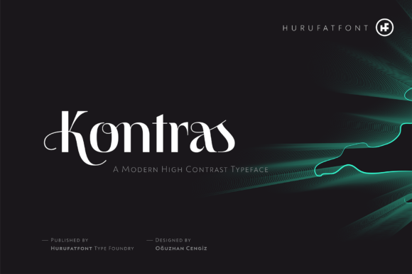 Kontras Display Font for Handmade Creations