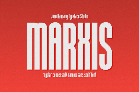Marxis: A Bold Display Font for Editorial Impact