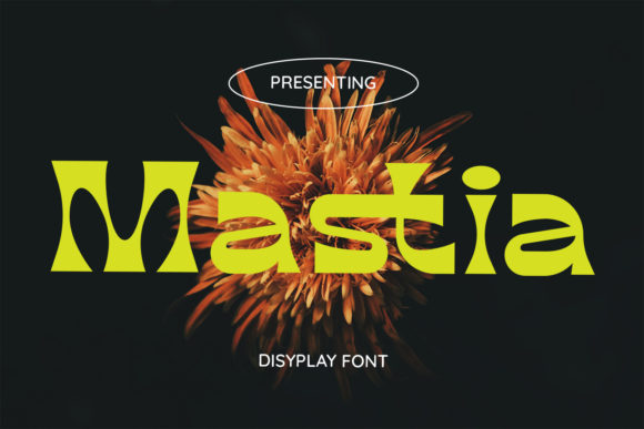 Mastia: A Bold Display Font for Creative Crafters and Product Makers