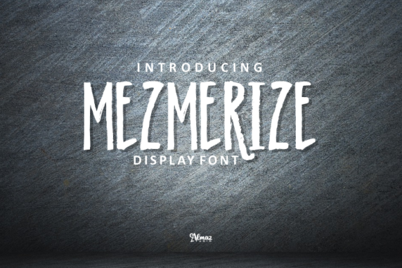 Mezmerize Font Download: A Grungy Display Font for Designers