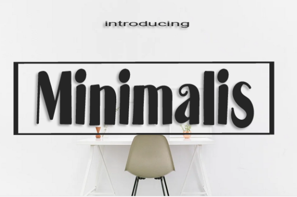 Minimalis Font for Modern Web Design Projects