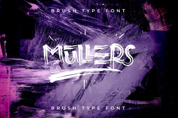 Mullers Font for Creative Display and Branding