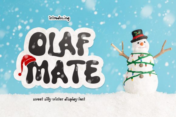 Olaf Mate: A Cool and Casual Display Font for Modern Editorial Design