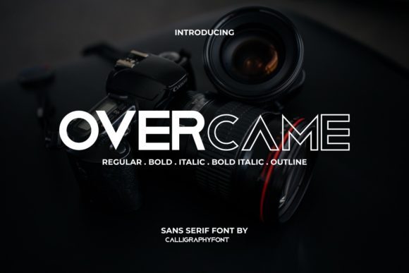 Overcame: A Bold Display Font for Impactful Campaigns