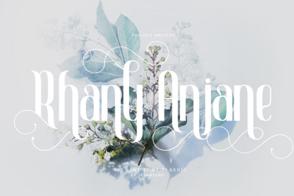 Rhany Anjane: A Display Font That Elevates Branding Projects