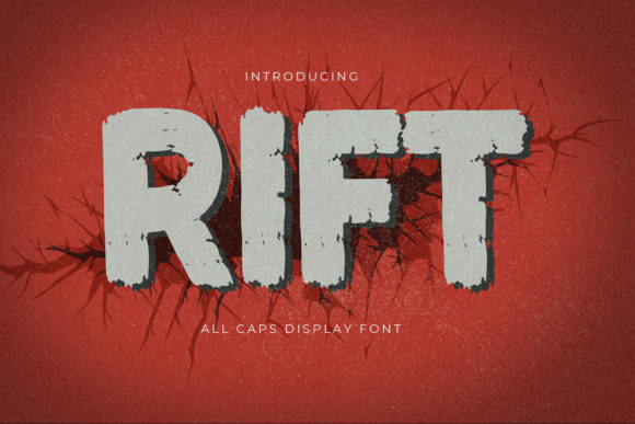 Rift: A Display Font for Strong Visual Impact