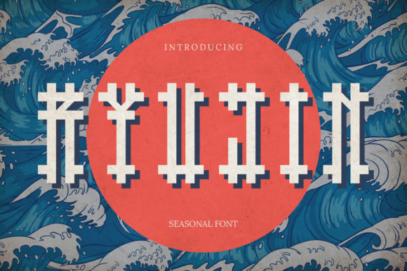 Ryujin: A Japanese-Inspired Display Font for Crafters and Product Creators