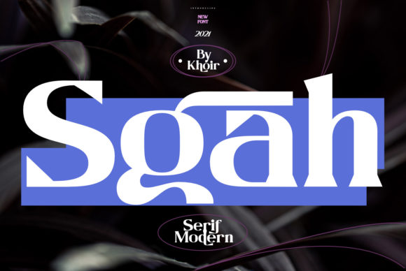 Sgah Font for Bold Creative Projects