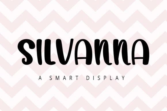 Silvanna: A Charming Display Font for Handmade Creations
