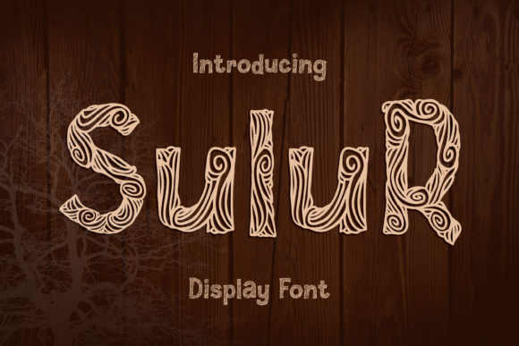 Sulur: A Display Font That Adds Character to Branding