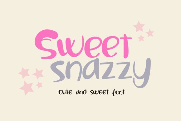 Sweet Snazy: A Playful Display Font for Creative Projects