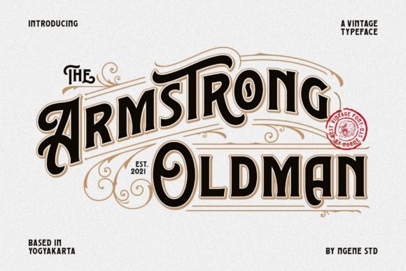 The Armstrong Oldman: A Vintage Typeface for Timeless Editorial Design