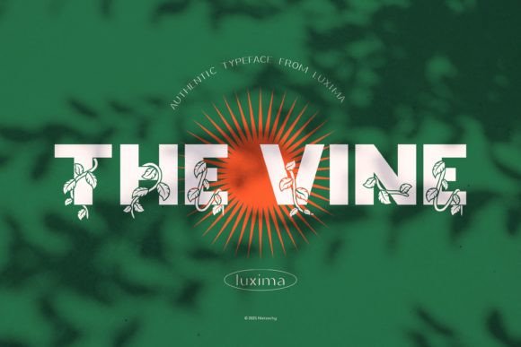 The Vine: A Bold Display Font for Digital Marketing