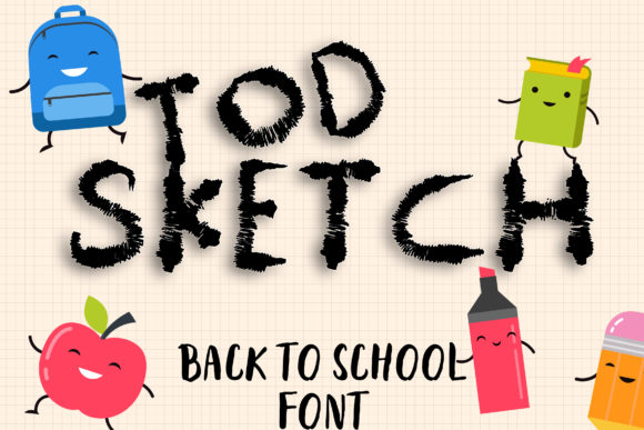 Tod Sketch: A Bold Hand-Drawn Typeface for Creative Branding