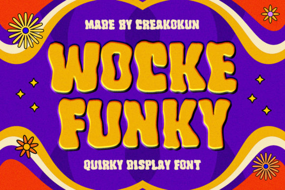 Wocke Funky: A Playful Vintage Font for Creative Projects