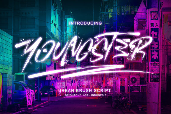 Youthful Branding with the Youngster Display Font